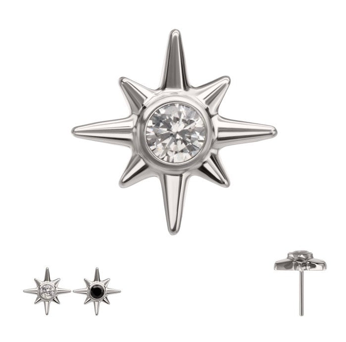 North Star with Center CZ