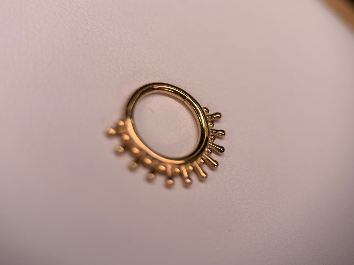 14k Ray Hinge Ring