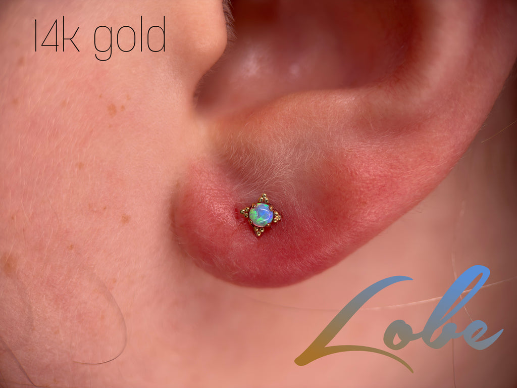 Zia Anatometal End Cabochon