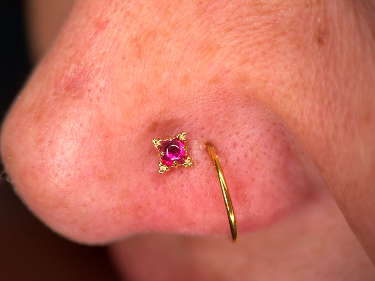 Zia Anatometal End Cabochon