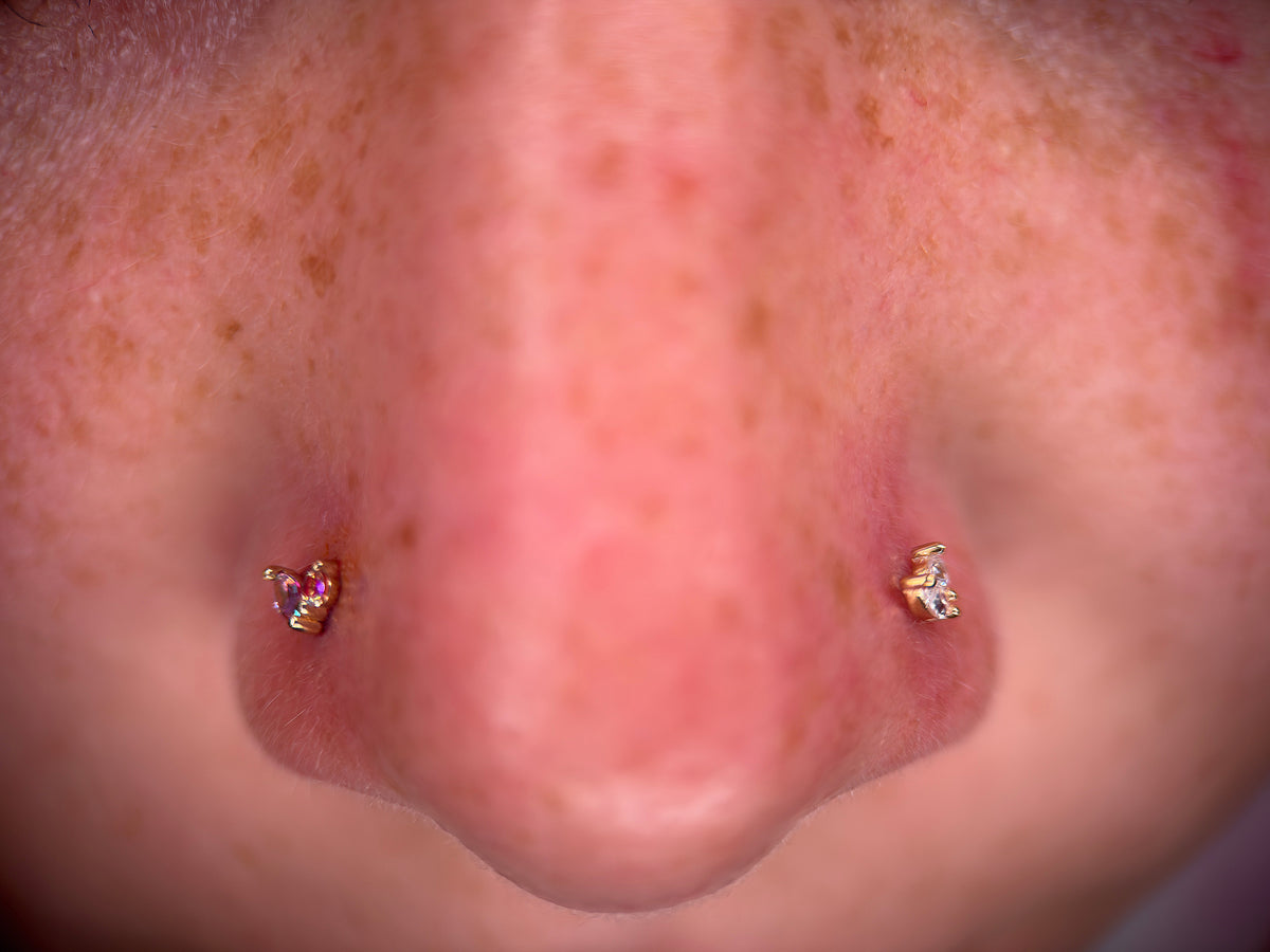 14k Marquise Duo