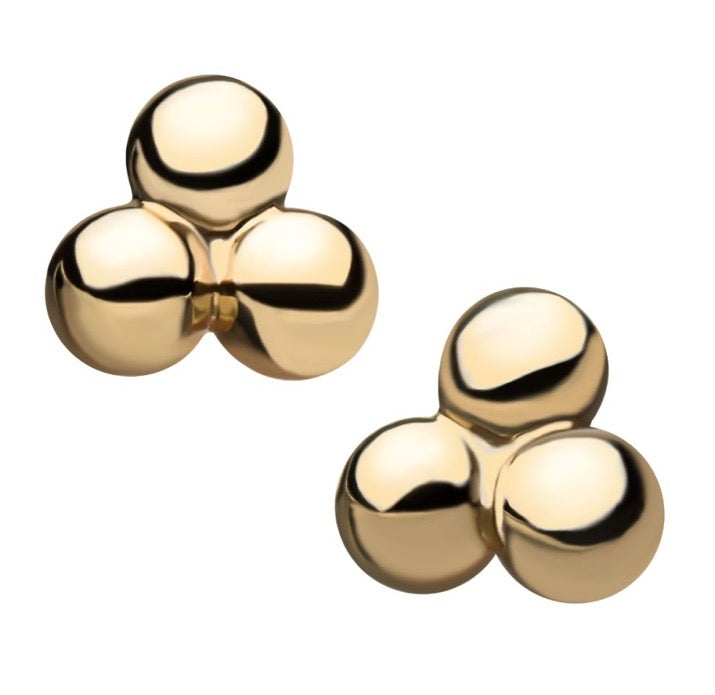 14k Tri-Bead