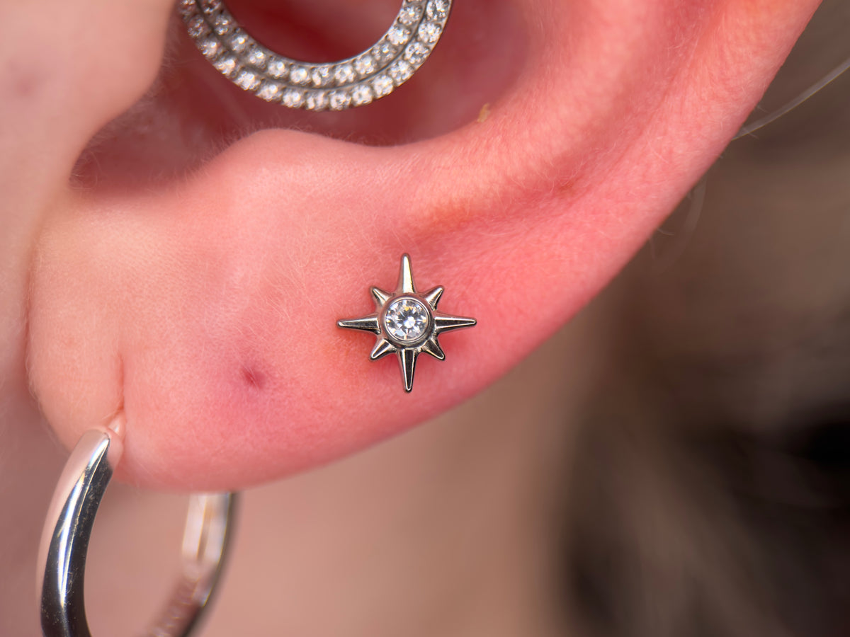 North Star with Center CZ